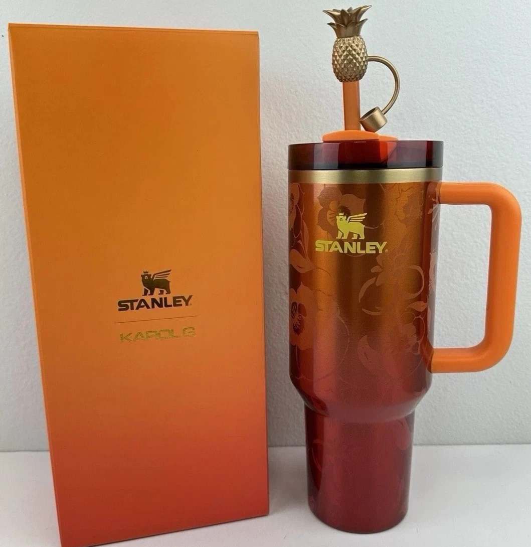 The Stanley 1913 x Karol G 40oz H2.0 Flowstate Quencher Tumbler NEW IN HAND