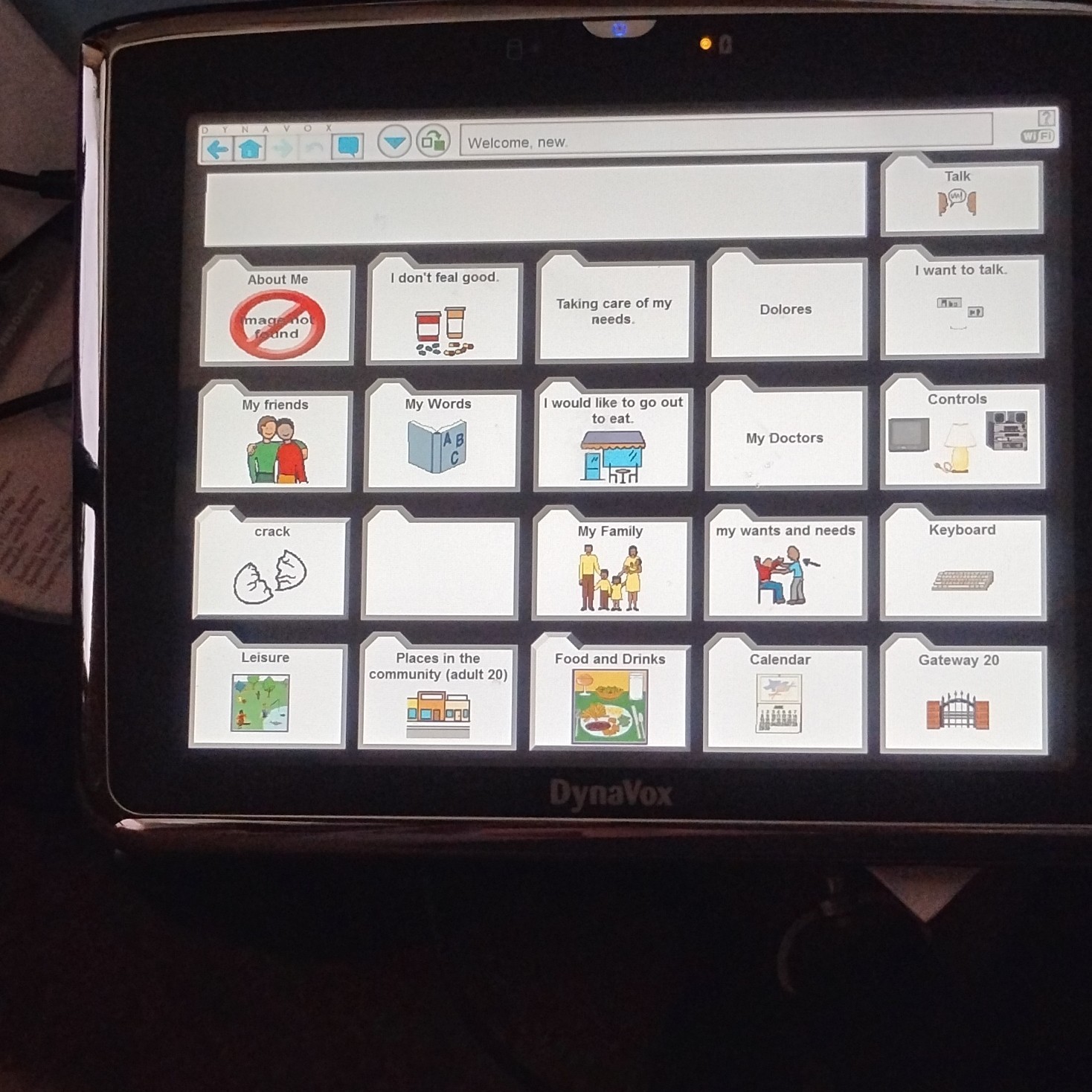 DynaVox Maestro Speech Generating Device Touchscreen Portable Black/Silver