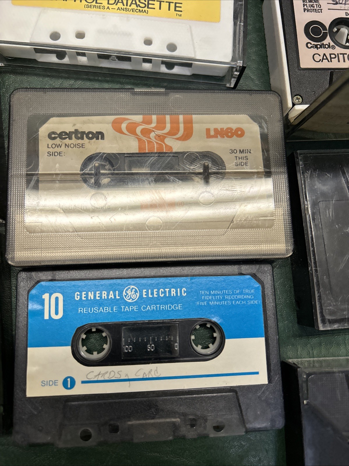 1970'/80's Vintage Computer Cassettes Software Tapes ?? Capitol Dattsette