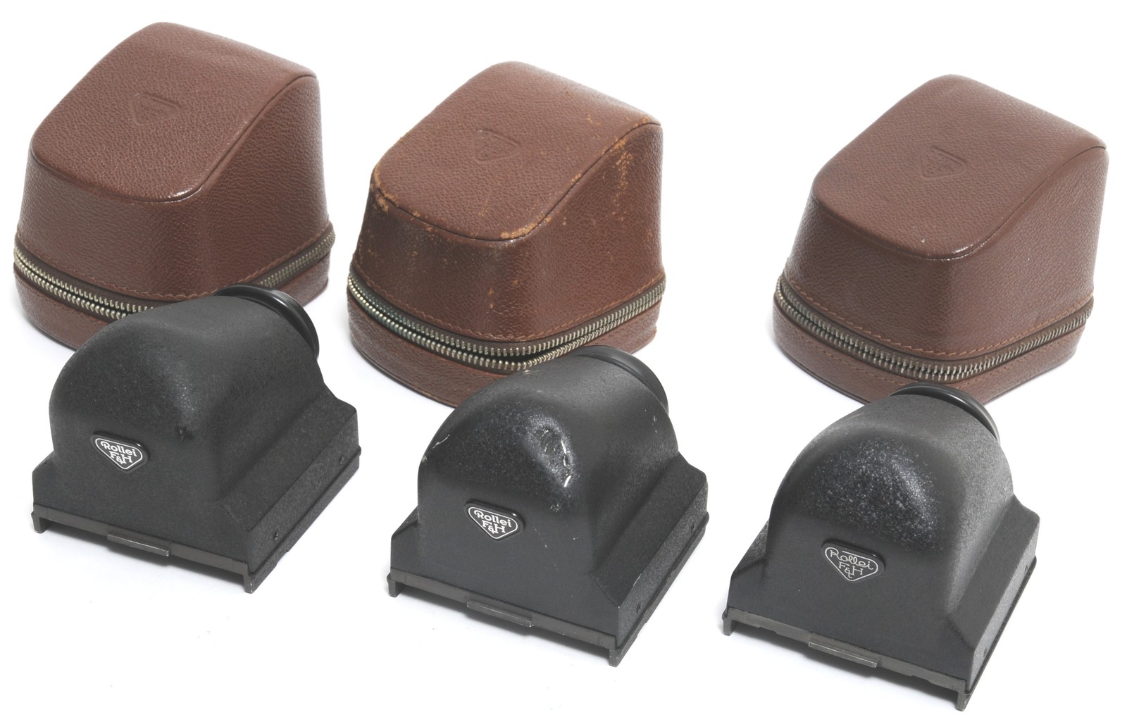 @ Lot of 3 x Rollei Prism Finder for Rolleiflex TLR cameras NOTTESTED