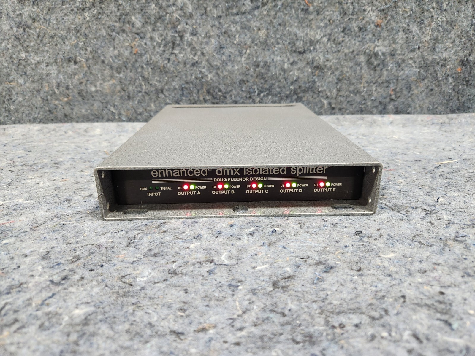 Doug Fleenor 125EE DMX512 Enhanced Isolated Splitter 1 In/5 Out 5-Pin XLR Opto