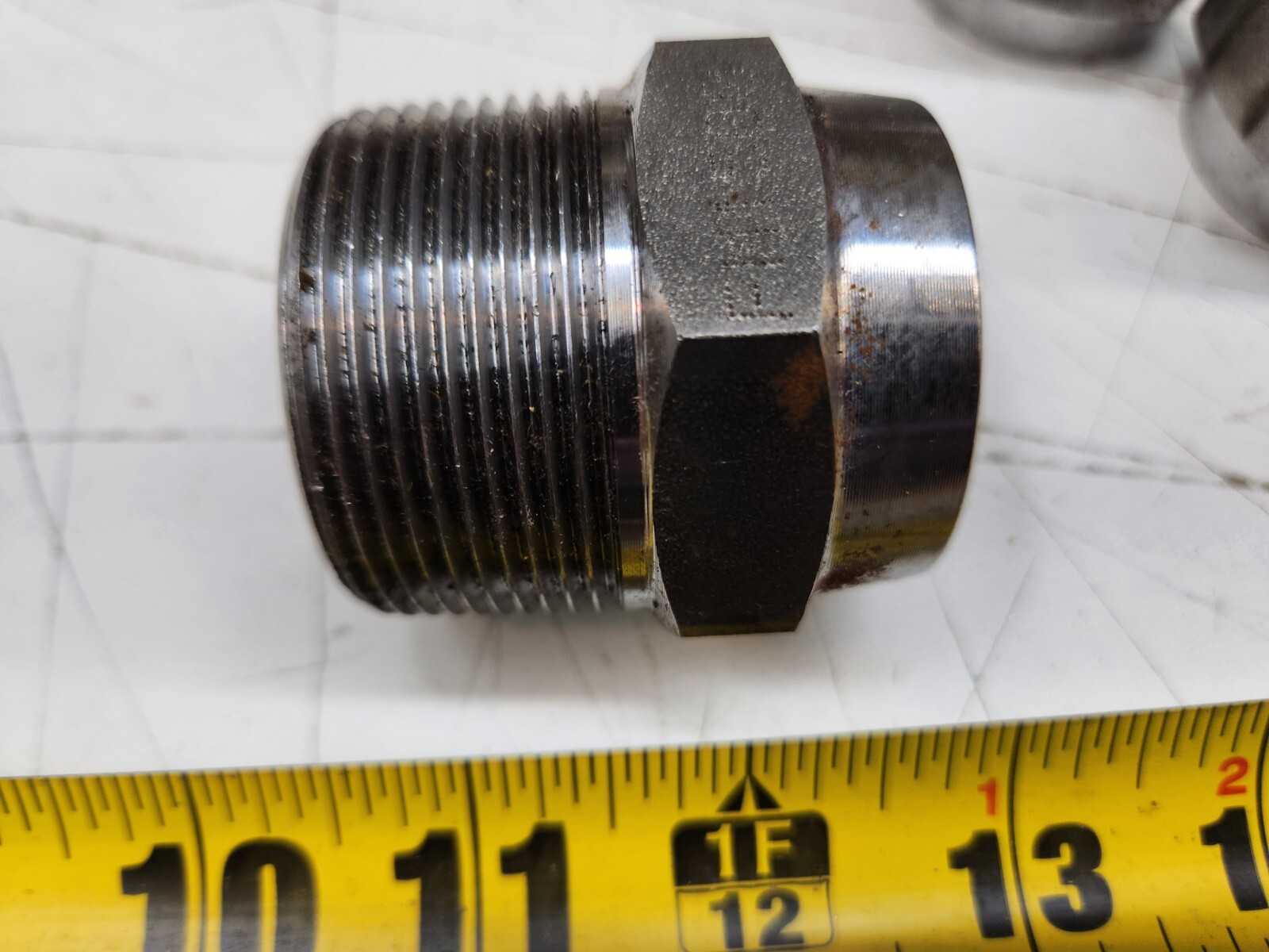 Dixon FM1500 1-1/2" Carbon Steel Hex Nipple for Welding to Metal Hose Brand New