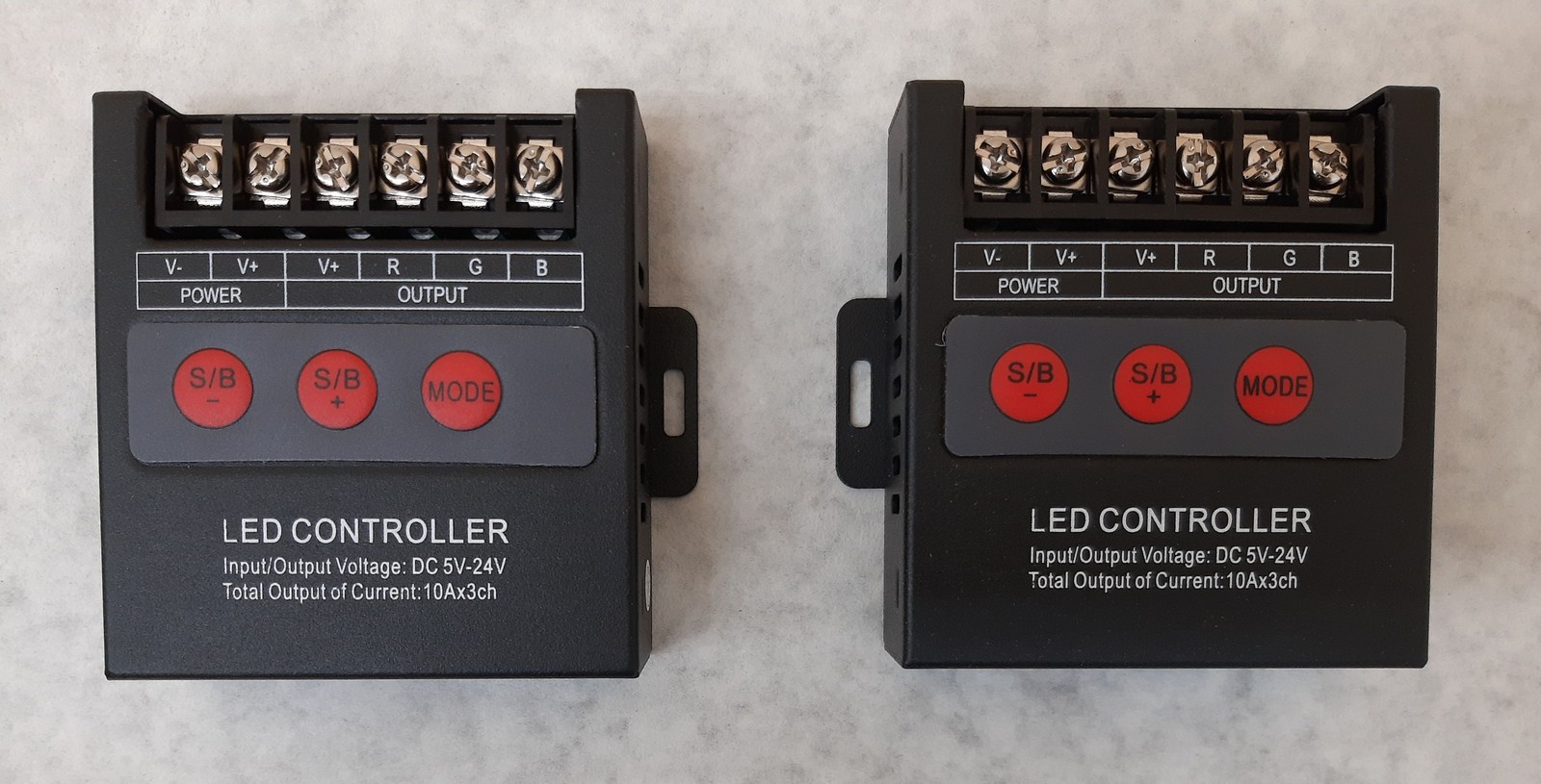 Lot of 2 LED Controller DC 5V-24V 10Ax3ch  CT530