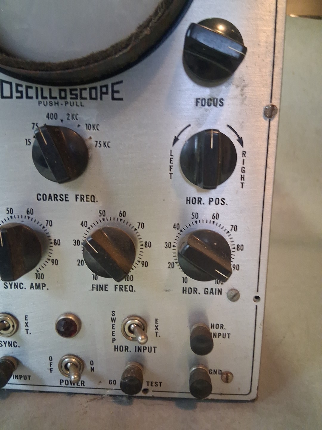 Vintage EICO Push-Pull Oscilloscope 425