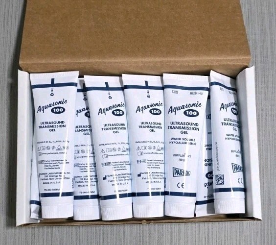 **Pack of 12**Aquasonic 01-02 | 100 Ultrasound Transmission Gel 60 Gram Tubes