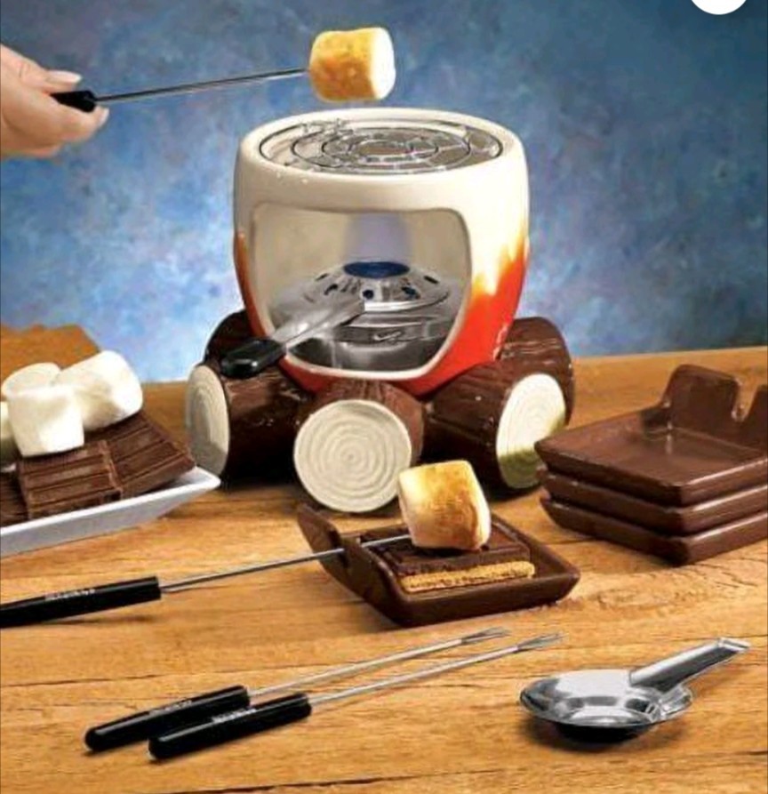 HERSHEY'S S'mores Tabletop Maker Set, Manual Ceramic, Indoor/Outdoor