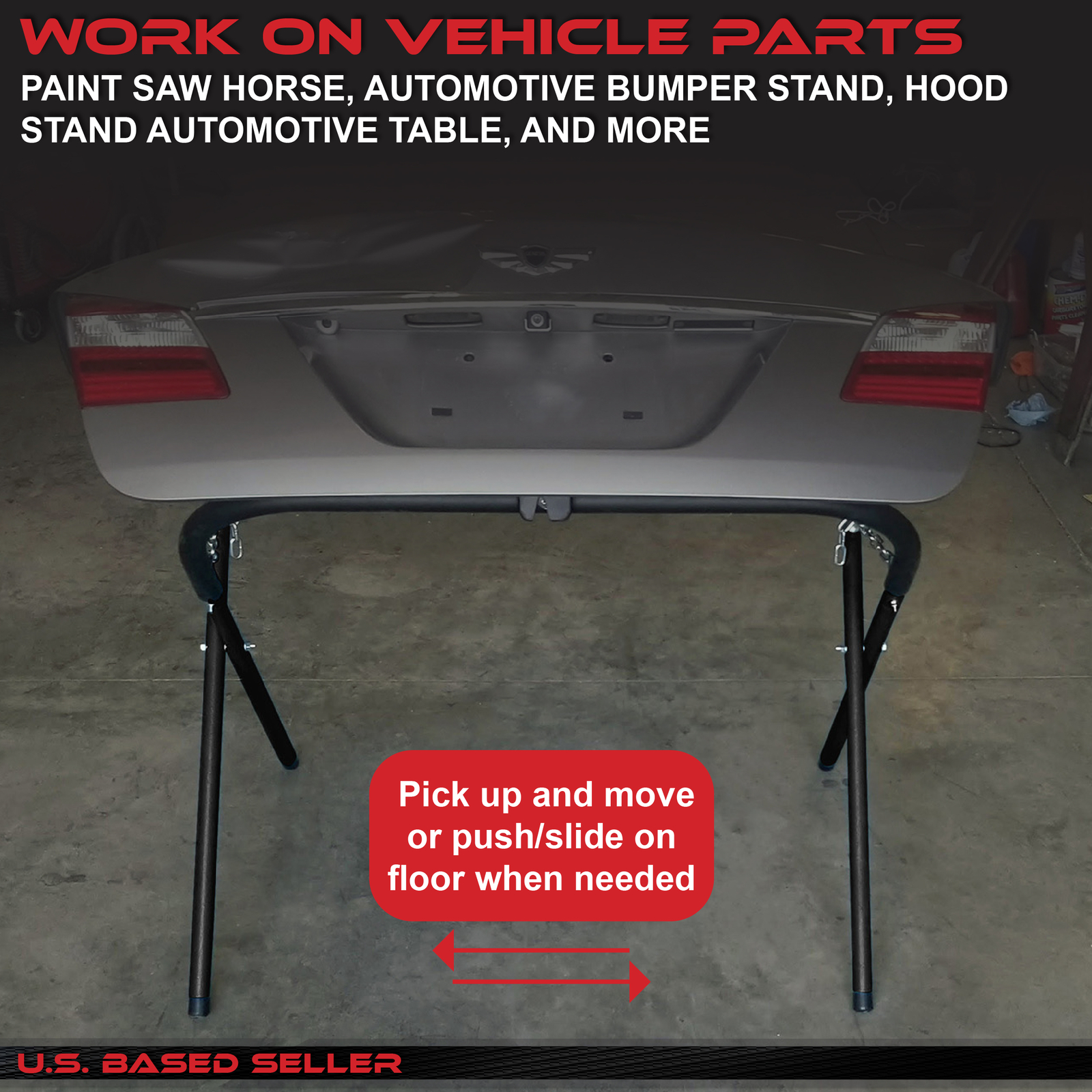 ABN | Portable Workbench Folding Work Stand Foldable Work Table – 1000 Pounds