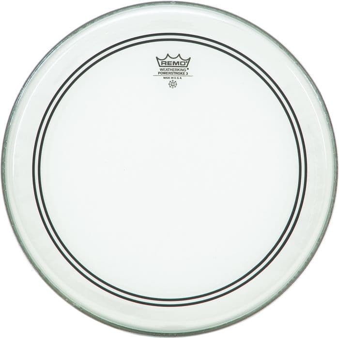 Remo Powerstroke P3 Clear Bass Drumhead 23" w/Impact Patch