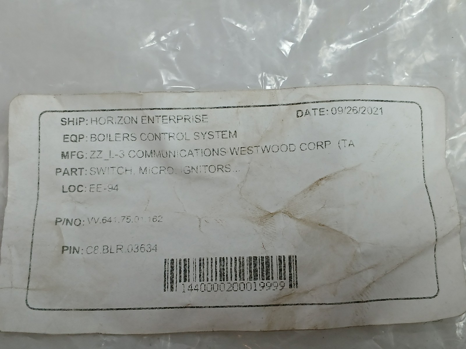 HONEYWELL 40FR1-3 Magnetic field sensor