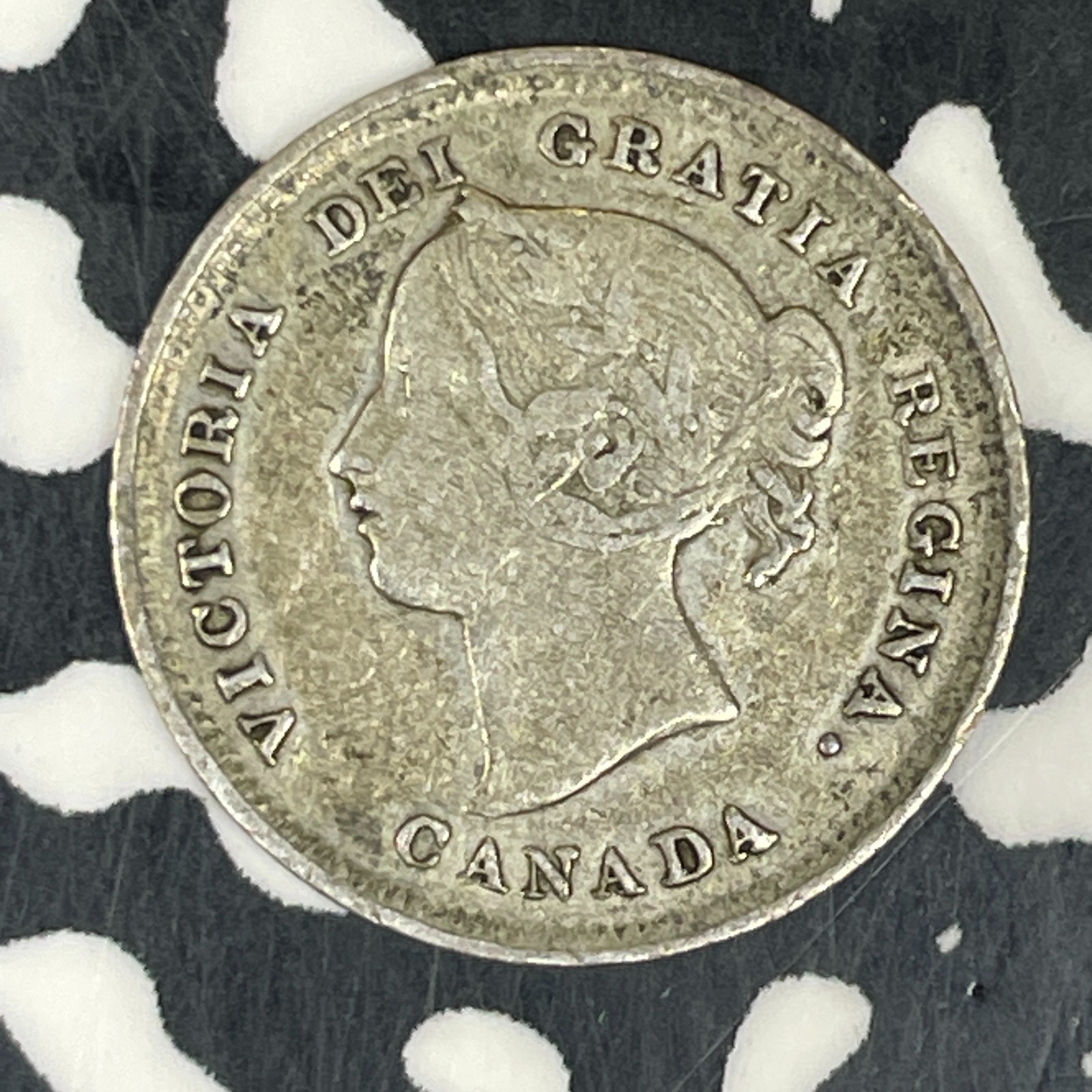 1892 Canada 5 Cents Lot#C8634 Silver! Better Date