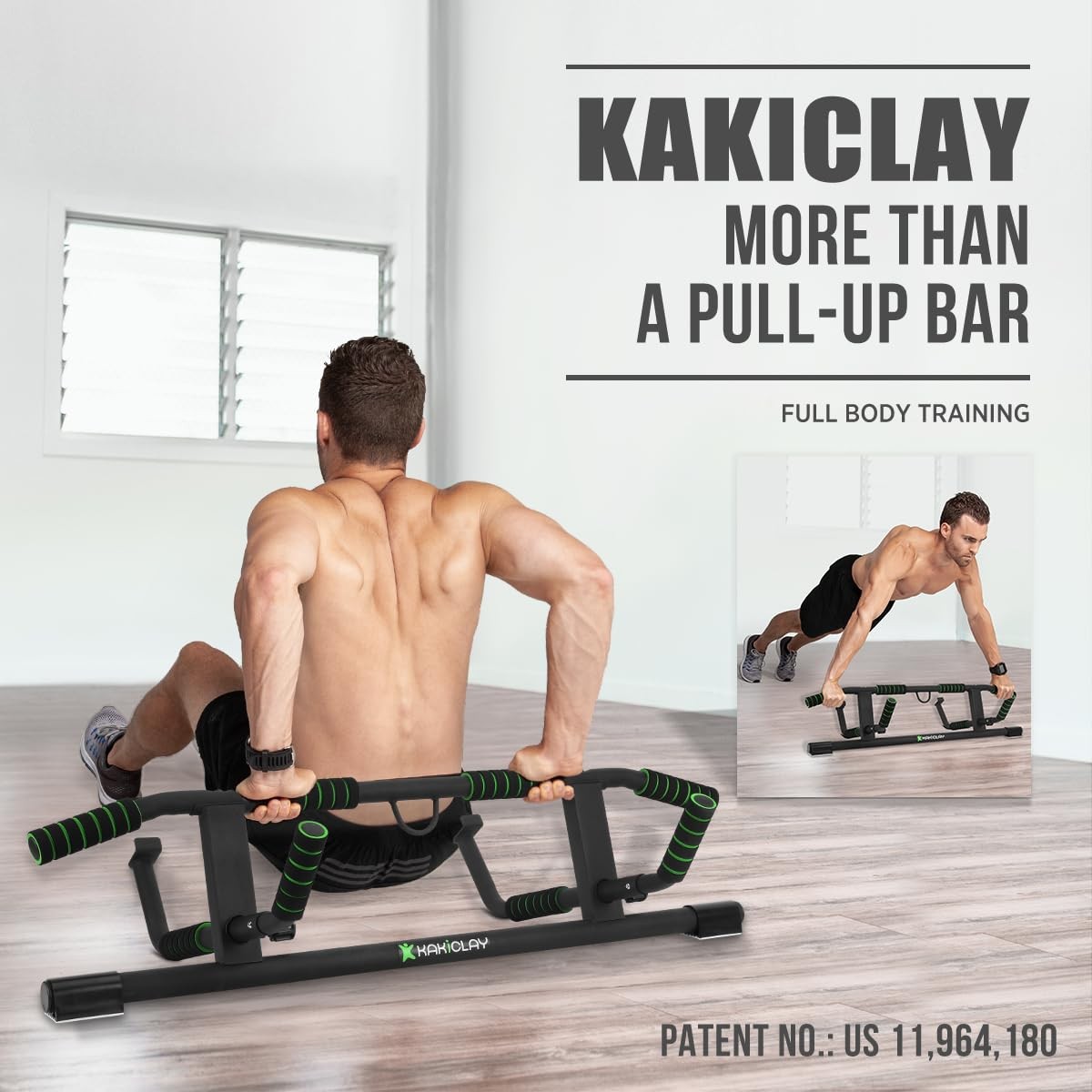 2026 Upgrade Multi-Grip Pull Up Bar with Smart Larger Hooks Technology - USA ...