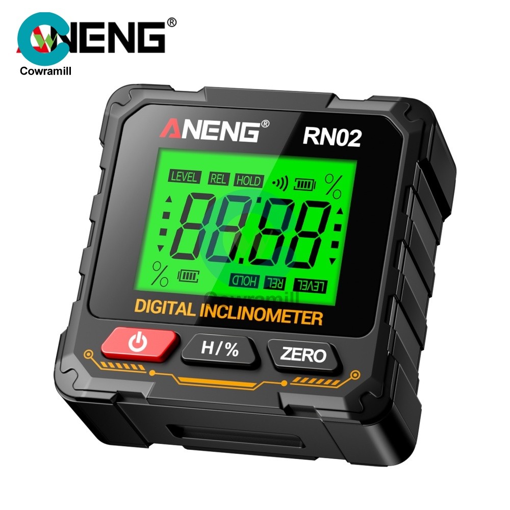 ANENG Digital Level Box LCD Angle Finder Protractor Inclinometer Bevel Gauge