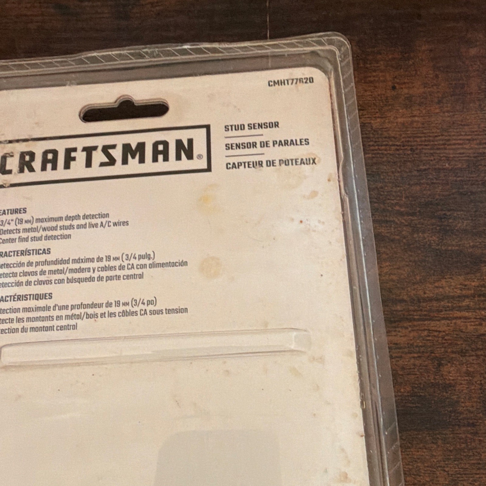 Craftsman CMHT77620 Stud Sensor Center Find & Live Wire Detection