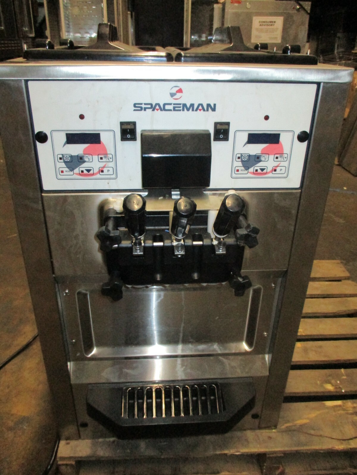 Spaceman 6235H Soft Serve Ice Cream Machine with 2 Hoppers