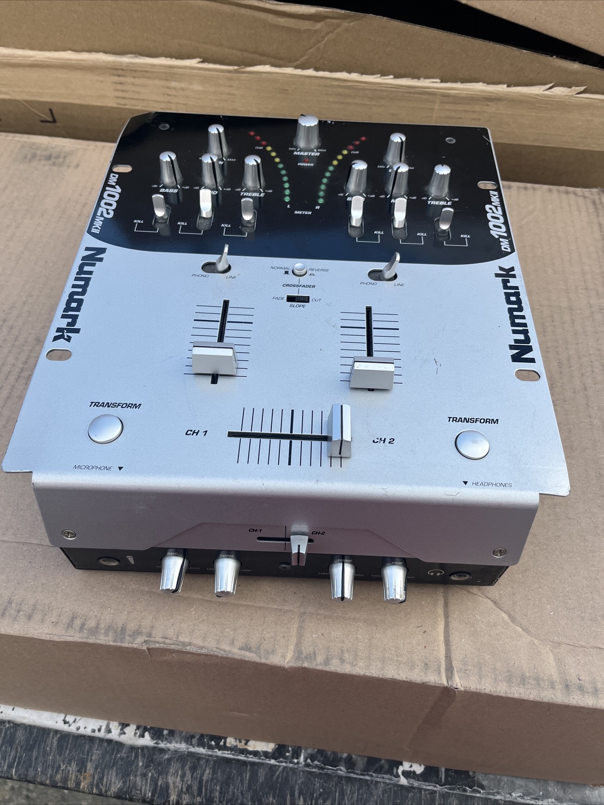 Numark DM1002mkII 2-Channel DJ Mixer (no Cords) Untested