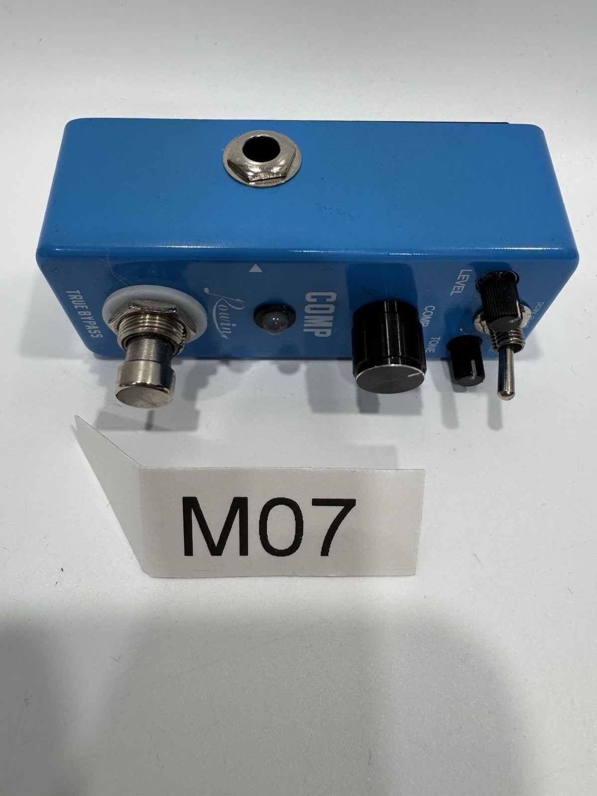 Rowin Blue Guitar Compressor Pedal – True Bypass, Untested, Great Value!