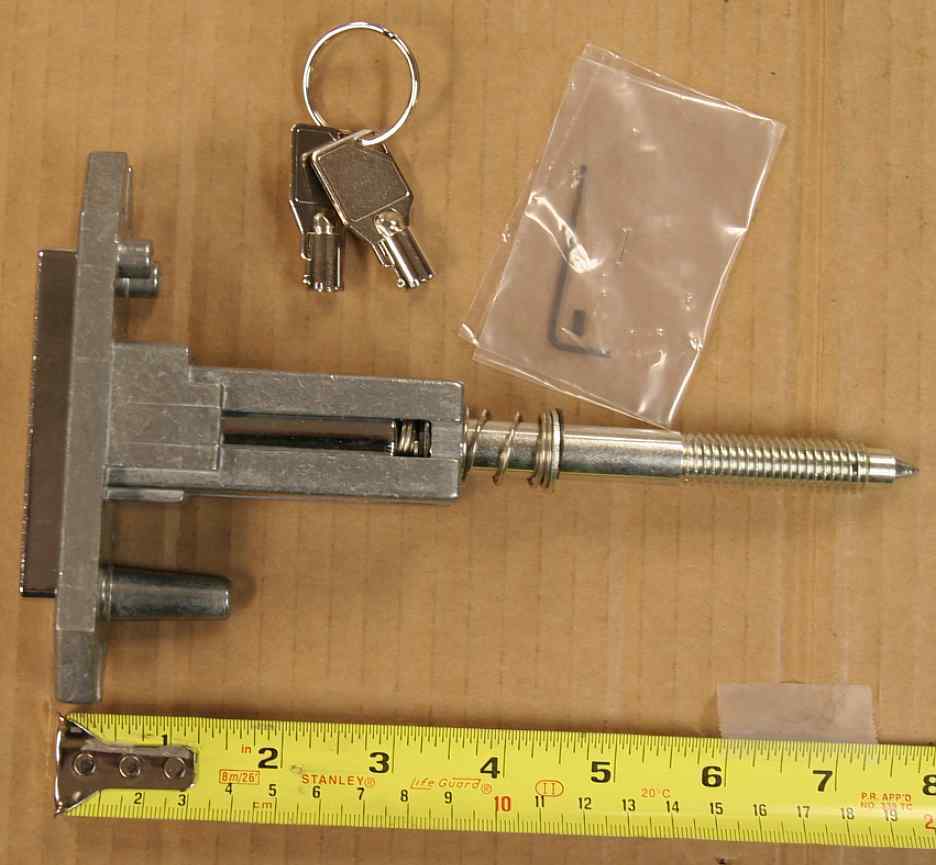 ROYAL VENDORS 550, 650, 660 SODA VENDING MACHINE T HANDLE ASSEMBLY w/ 2 keys New