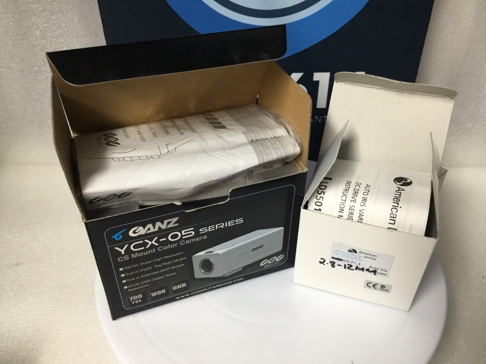 GANZ YCX-05 Series Security Color Camera W/ 2.8-12mm 700TVL WDR Day/Night NEW!