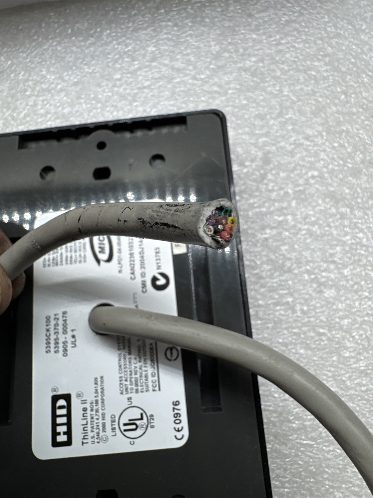 Used HID 5395CK100 Prox ThinLine II Wall CARD READER