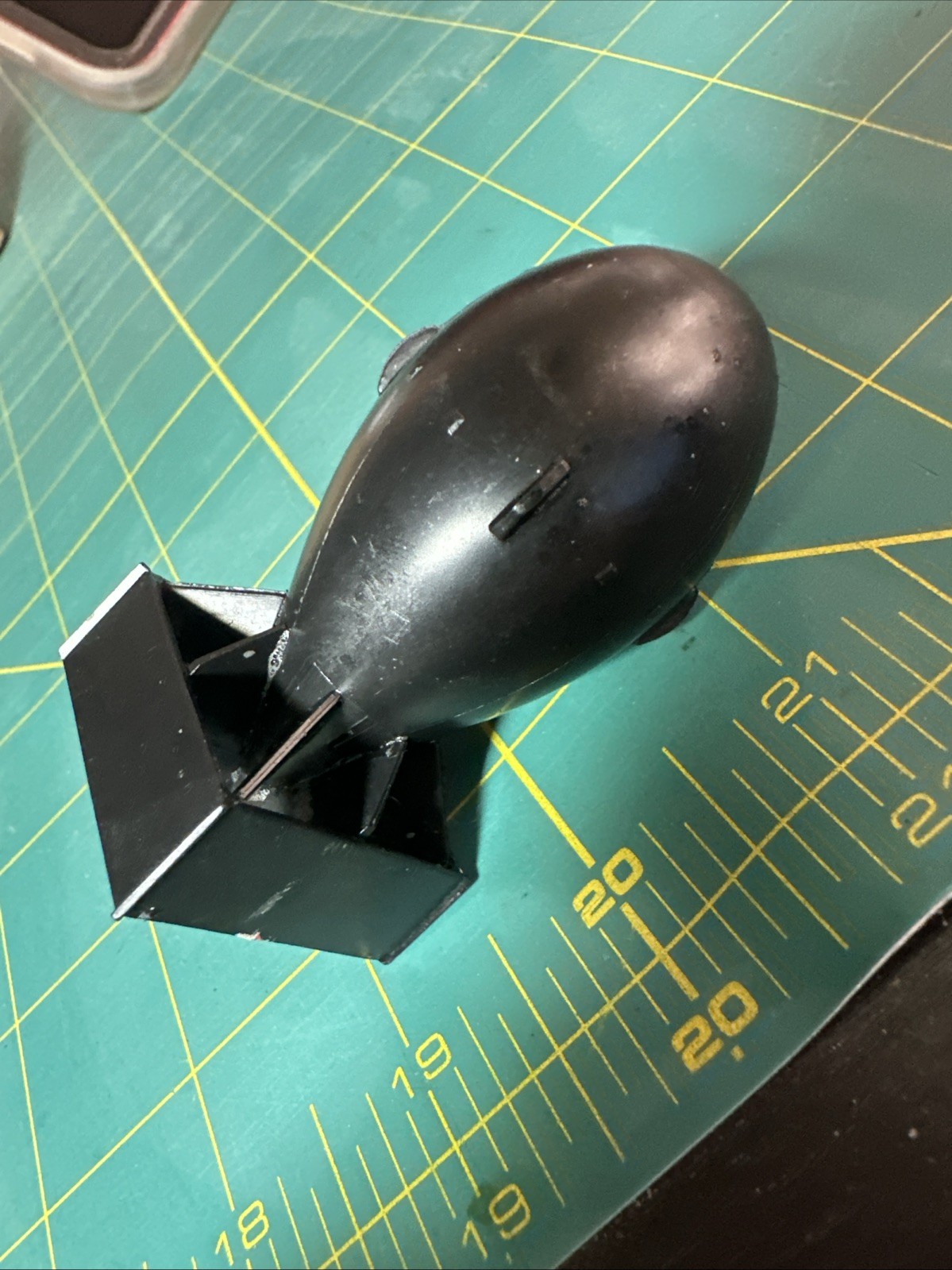 Fat Man MK-3 Atom Bomb Model - 3D Printed 1/24 Scale -