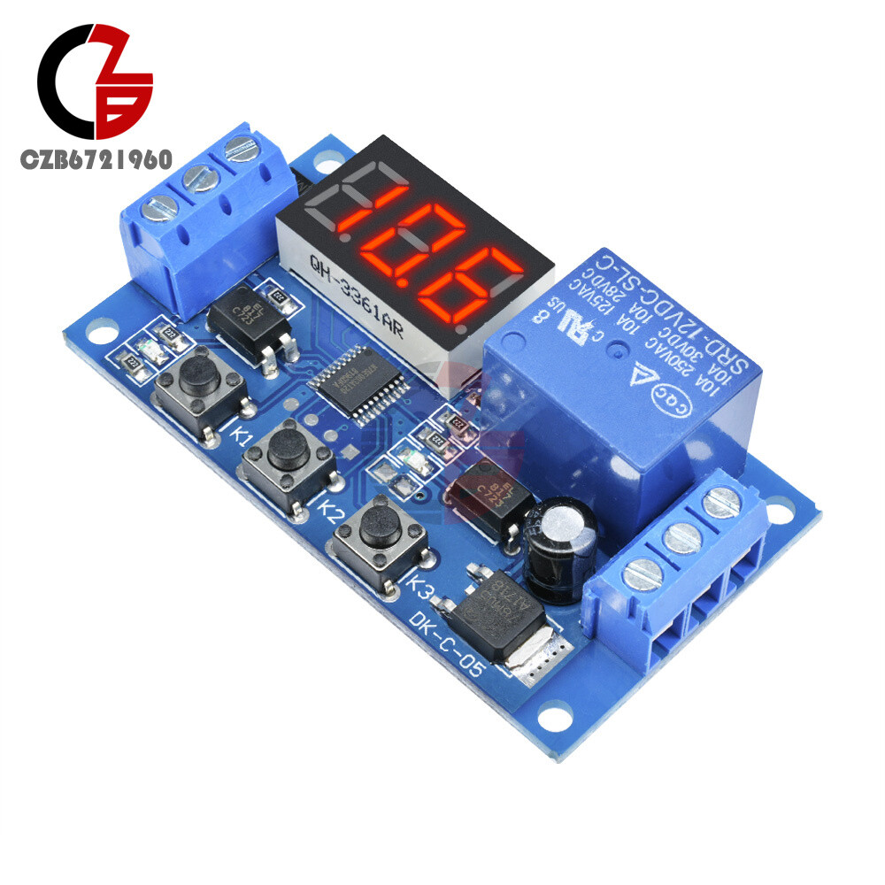 12V LED Automation Delay Timer Control Switch Relay Module without Case
