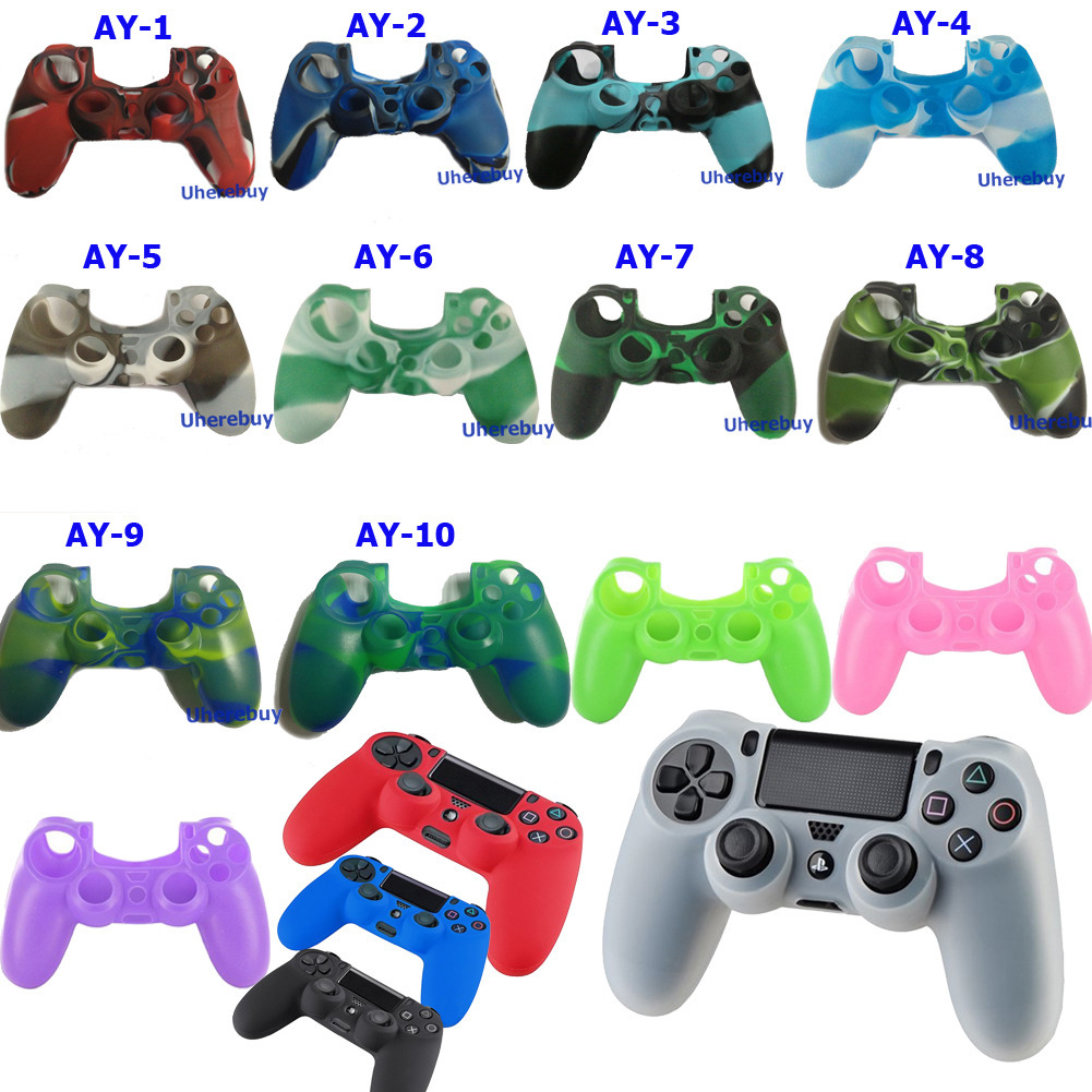 NEW Silicone Skin Case Cover for SONY PLAYSTATION 4 PS4 DUALSHOCK 4 Controller