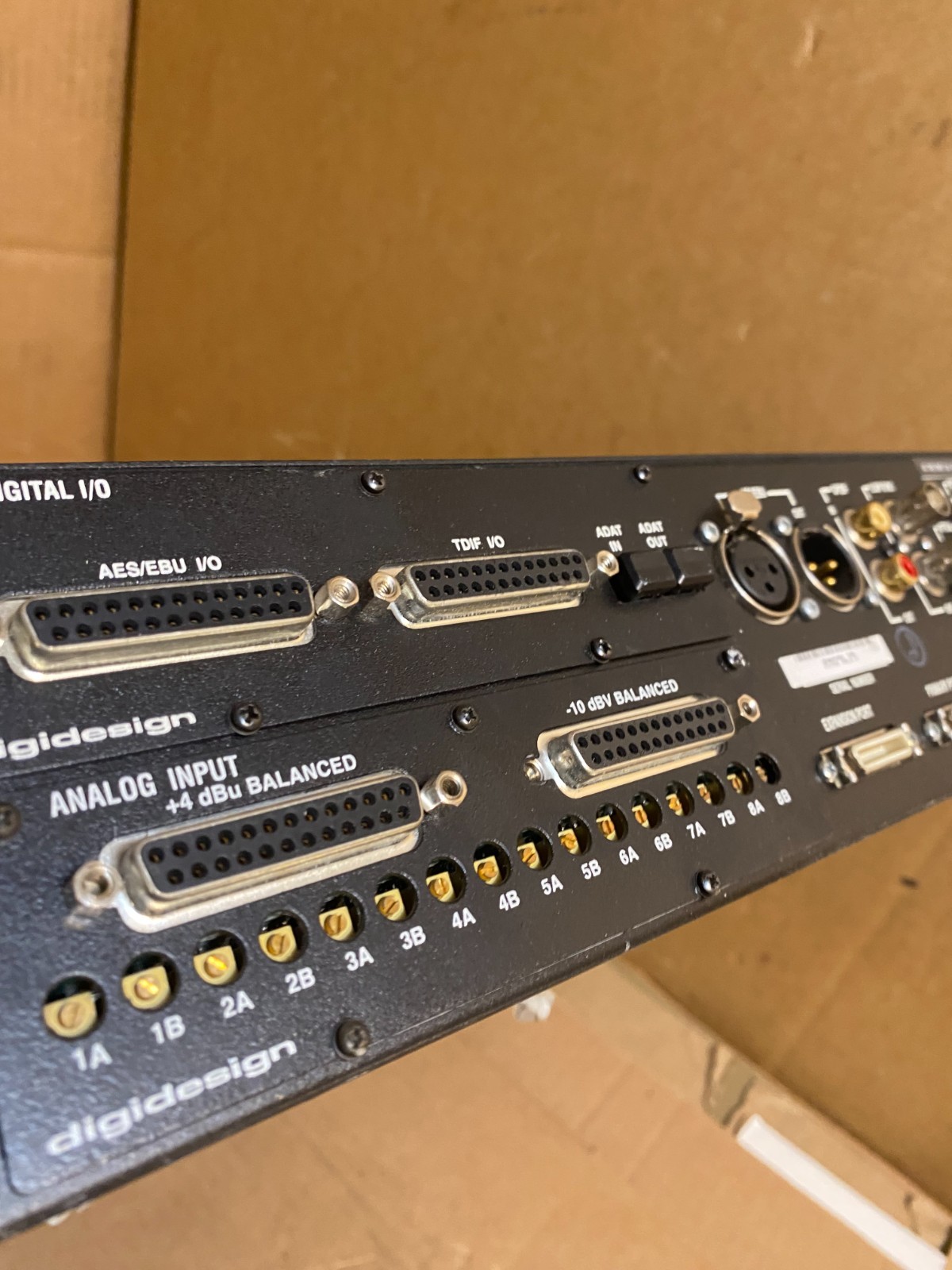 Avid Digidesign 192 I/O ProTools Interface MH192 1x Digital 2x Analog In 1x-Out