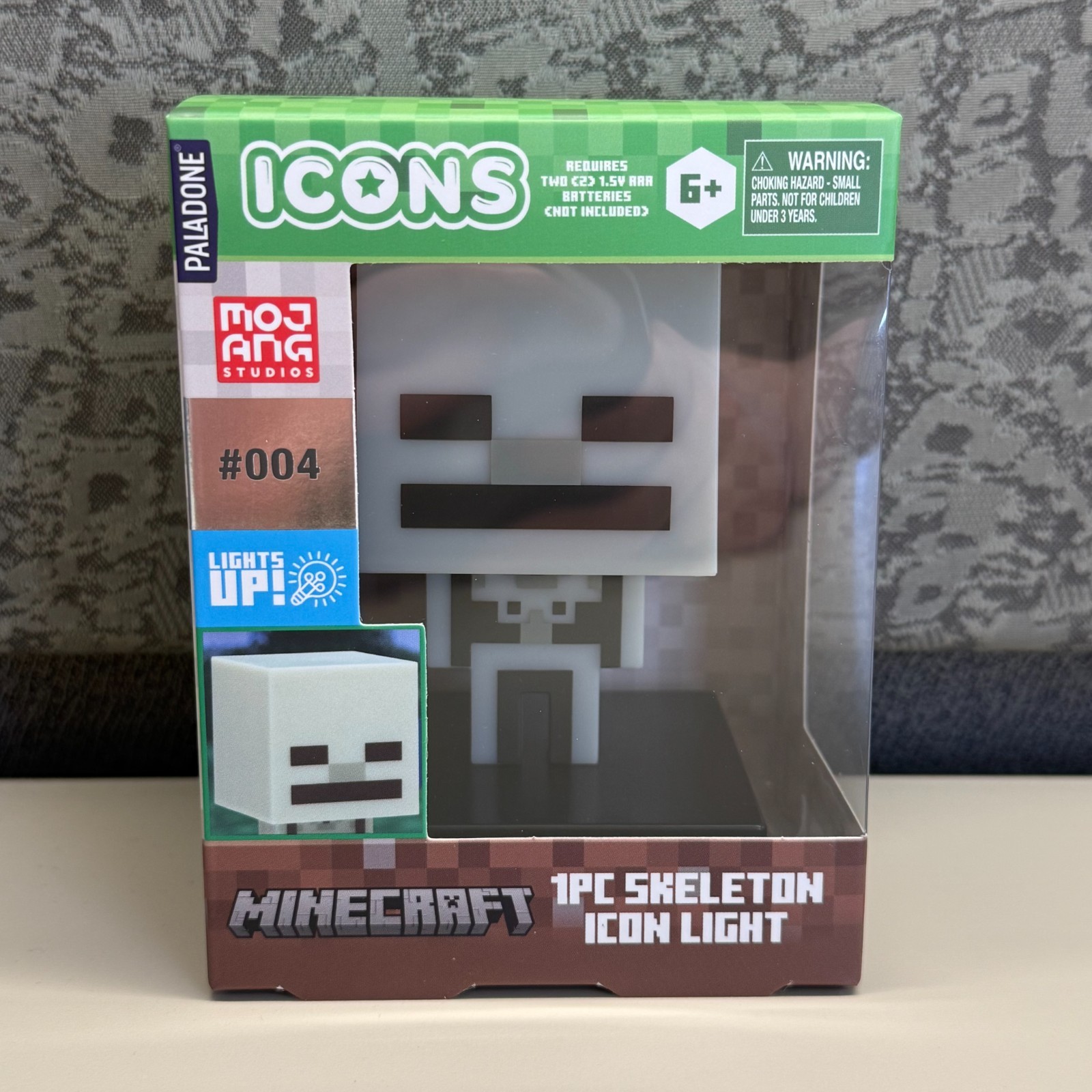 Paladone Icons Mojang Minecraft Light - Skeleton #004 Series 1 NEW