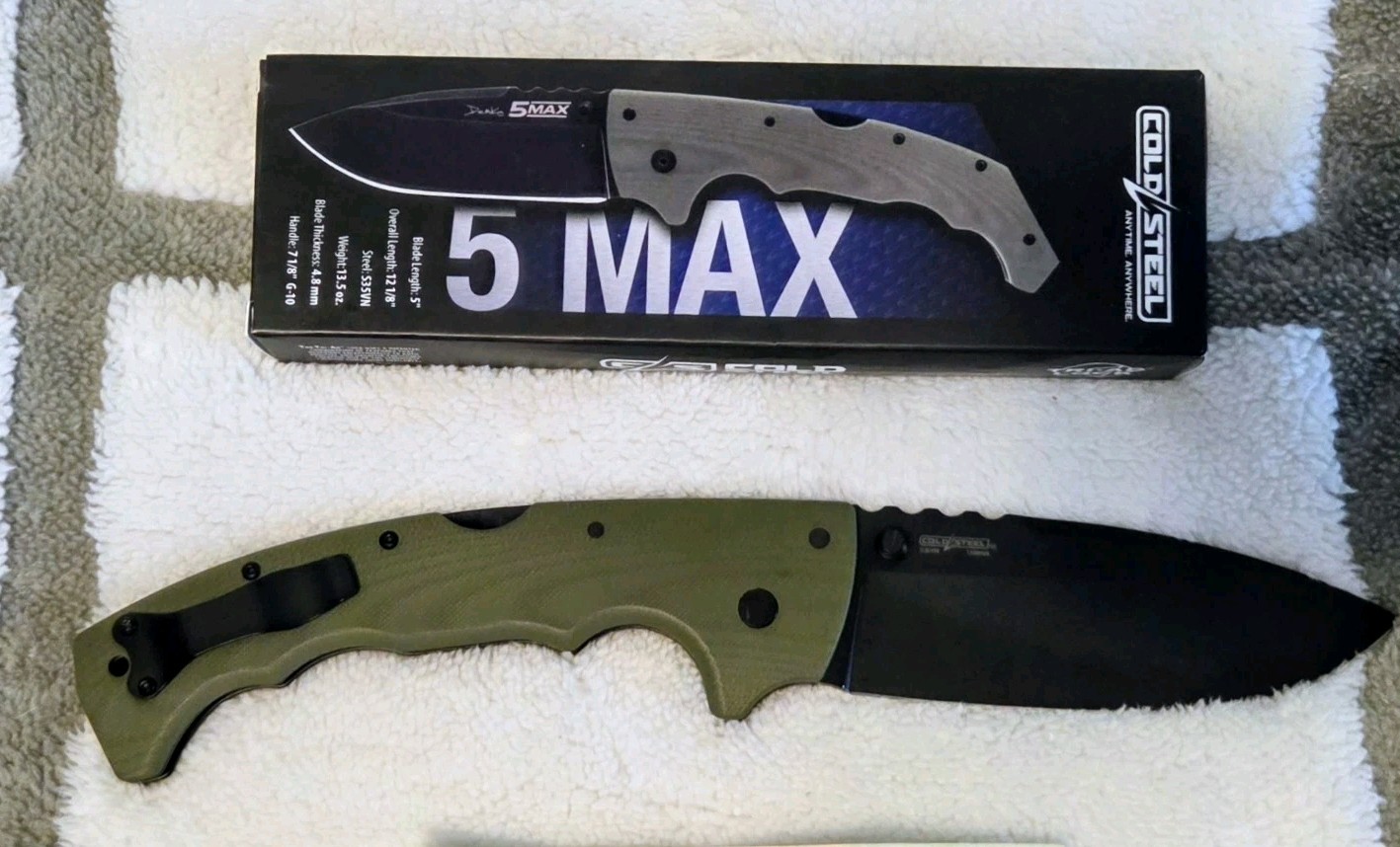 Cold Steel 5 Max Lockback OD Green CS-FL-50MAX