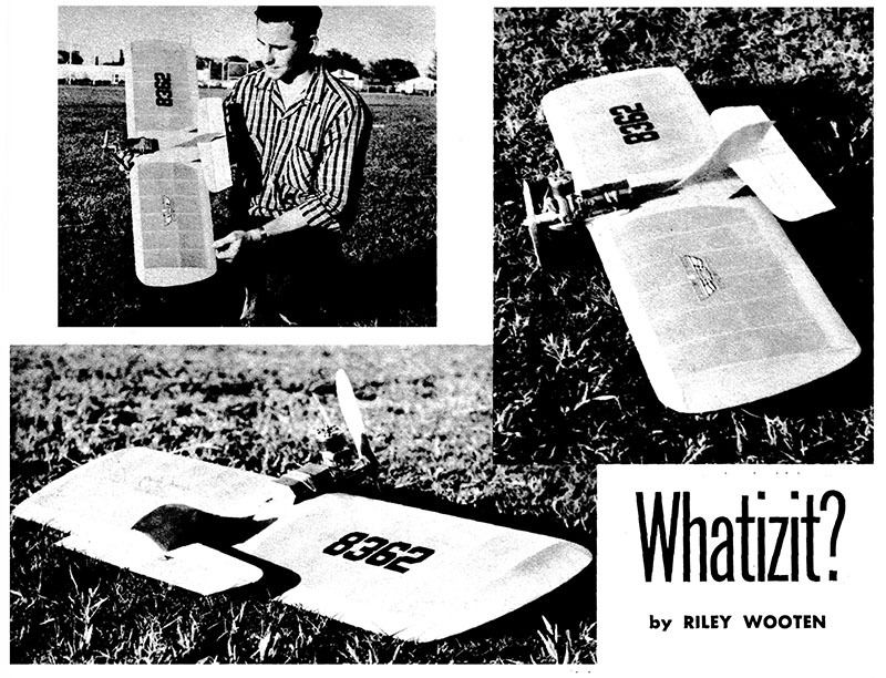 Model Airplane Plans (UC): WHATIZIT 37" Combat for .35 Engine by Riley Wooten
