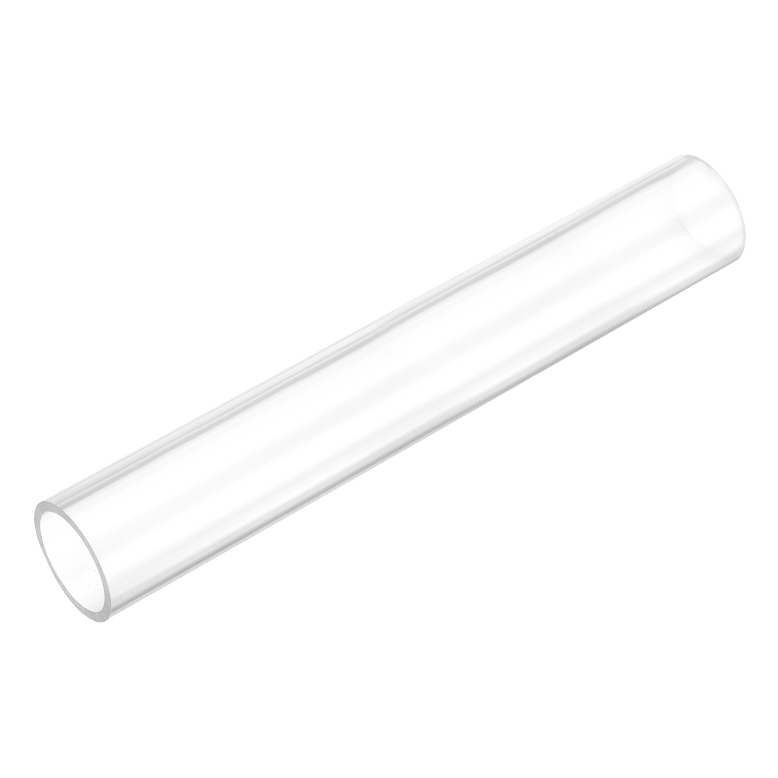 Rigid Round Clear Tubing 21mm ID x 24mm OD x 150mm Length Plastic Tube