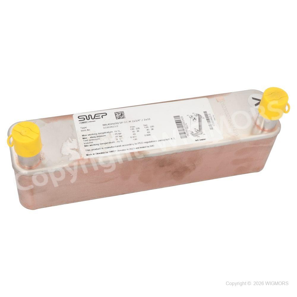 Micro Plate heat exchanger SWEP B8LASHx50/1P-SC-M 2x3/4" / 2x10