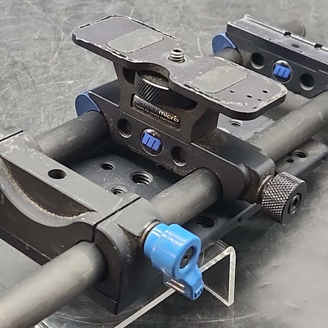 REDROCK MICRO DSLR Camera Baseplate w Quick Release & Accessory Base & 12" Rods