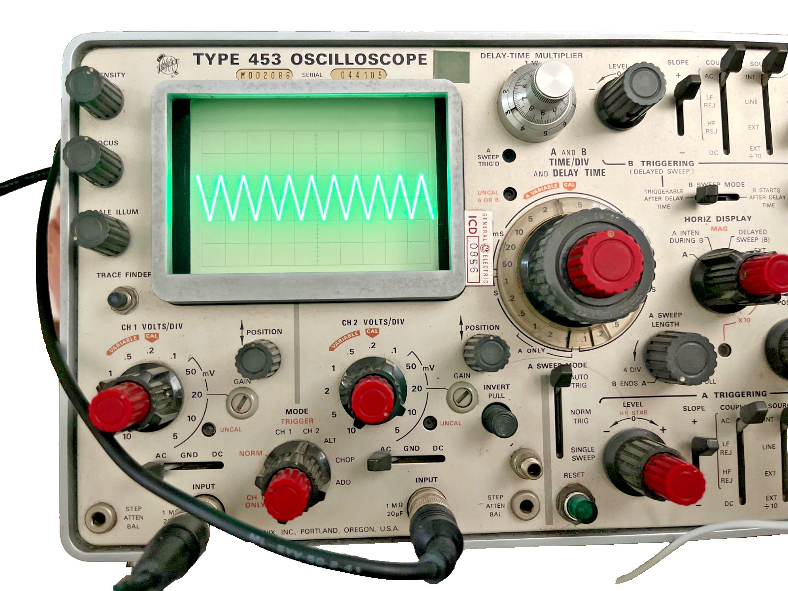 Tektronix 453 OSCILLOSCOPE - great shape and working order