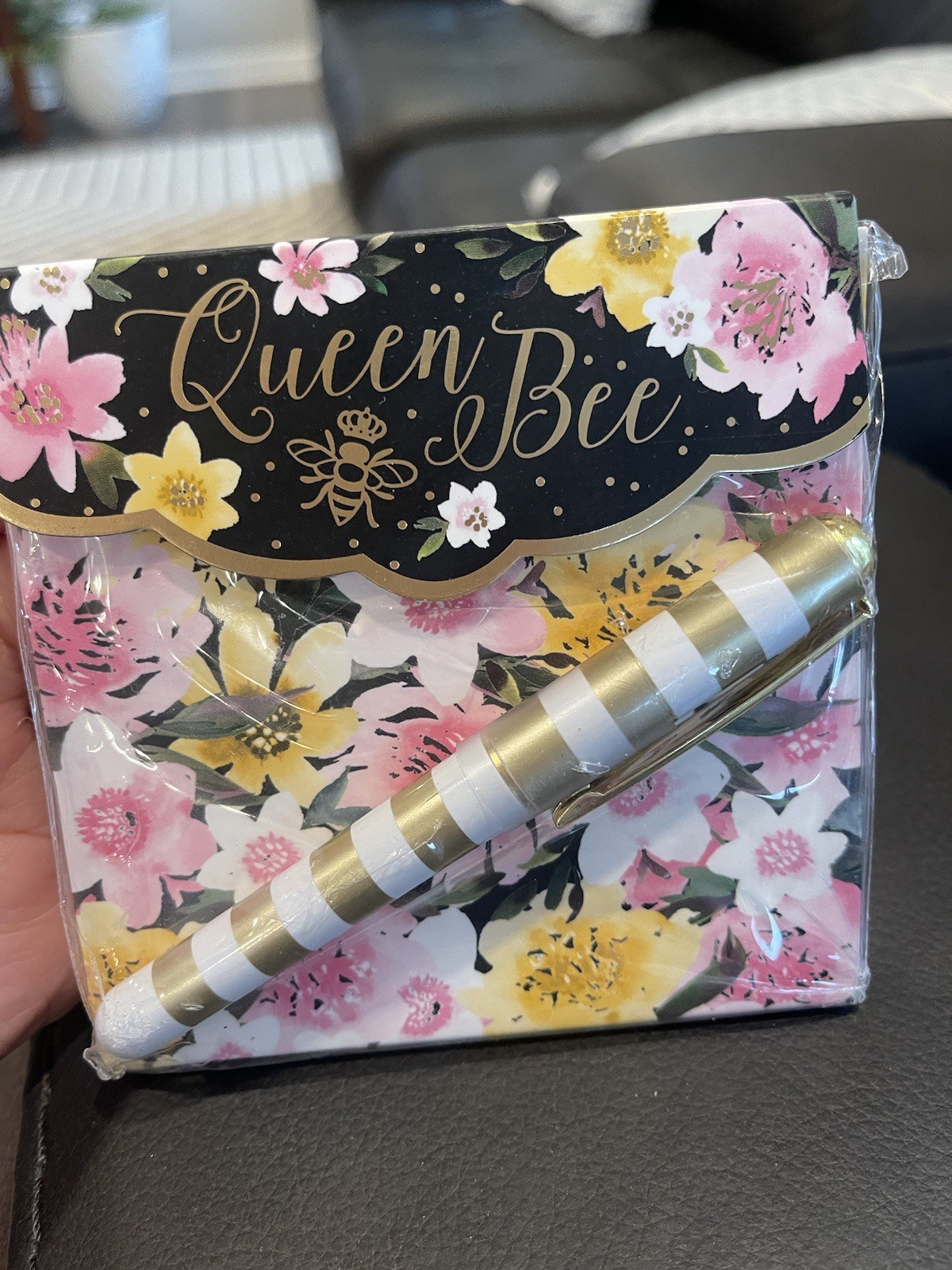 Lady Jayne 75 sheets Queen Bee Notepad and Pen