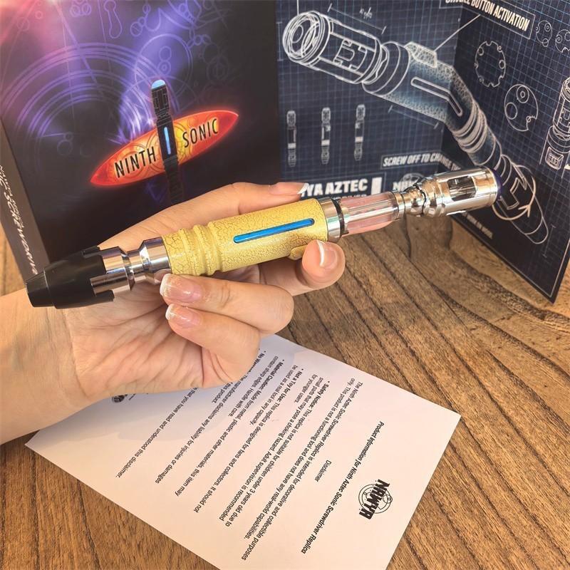 US SHIP! NAWYA Doctor Who 9th Metal Sonic Screwdriver LED Scalable Prop Replica