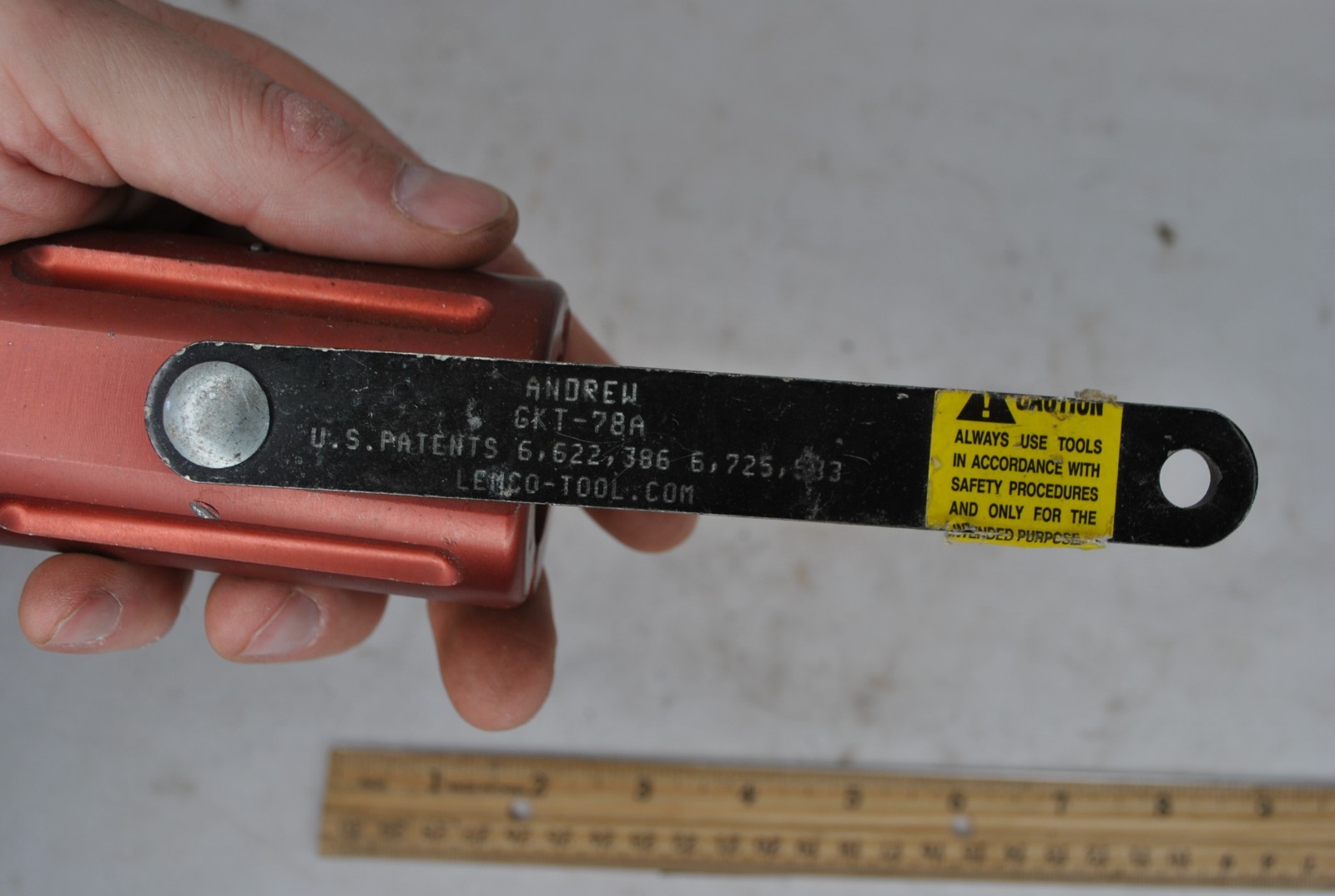 Andrew GKT-78A Aluminum Jacket Stripper 7/8