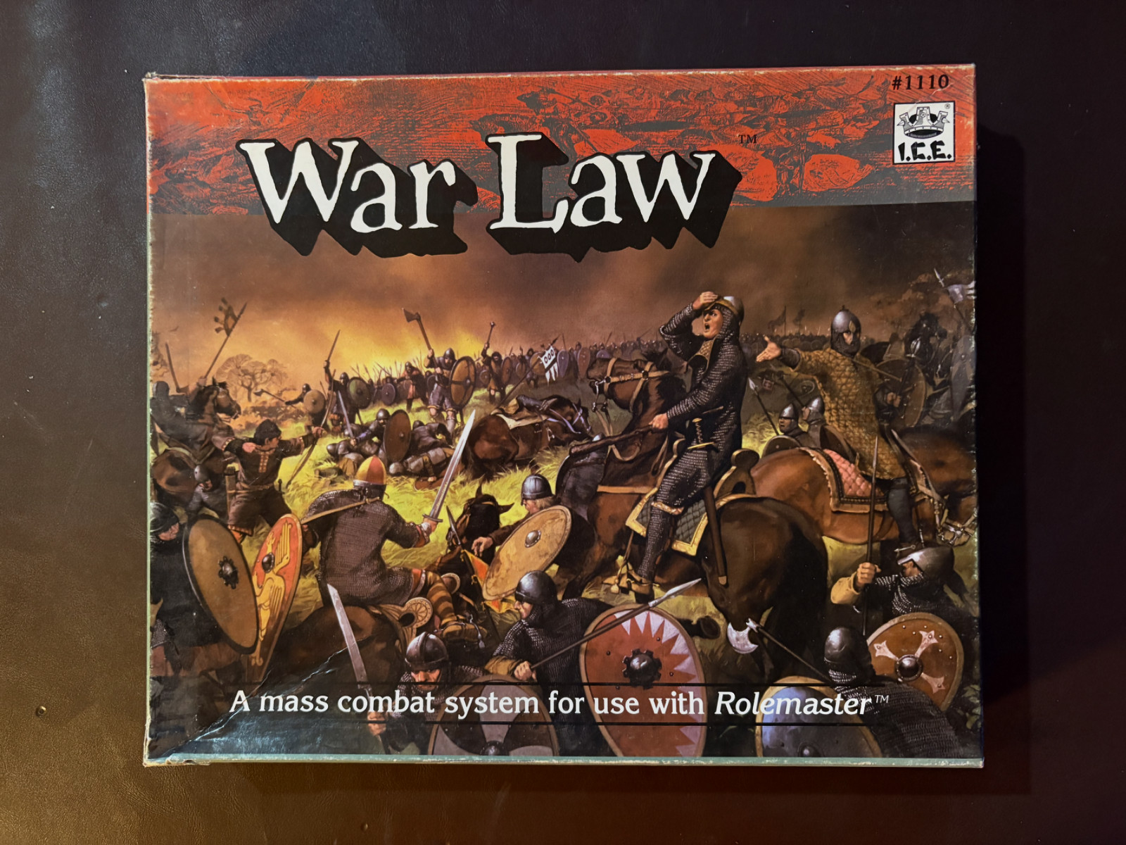 Rolemaster 2nd Ed War Law Boxed Set Unpunched