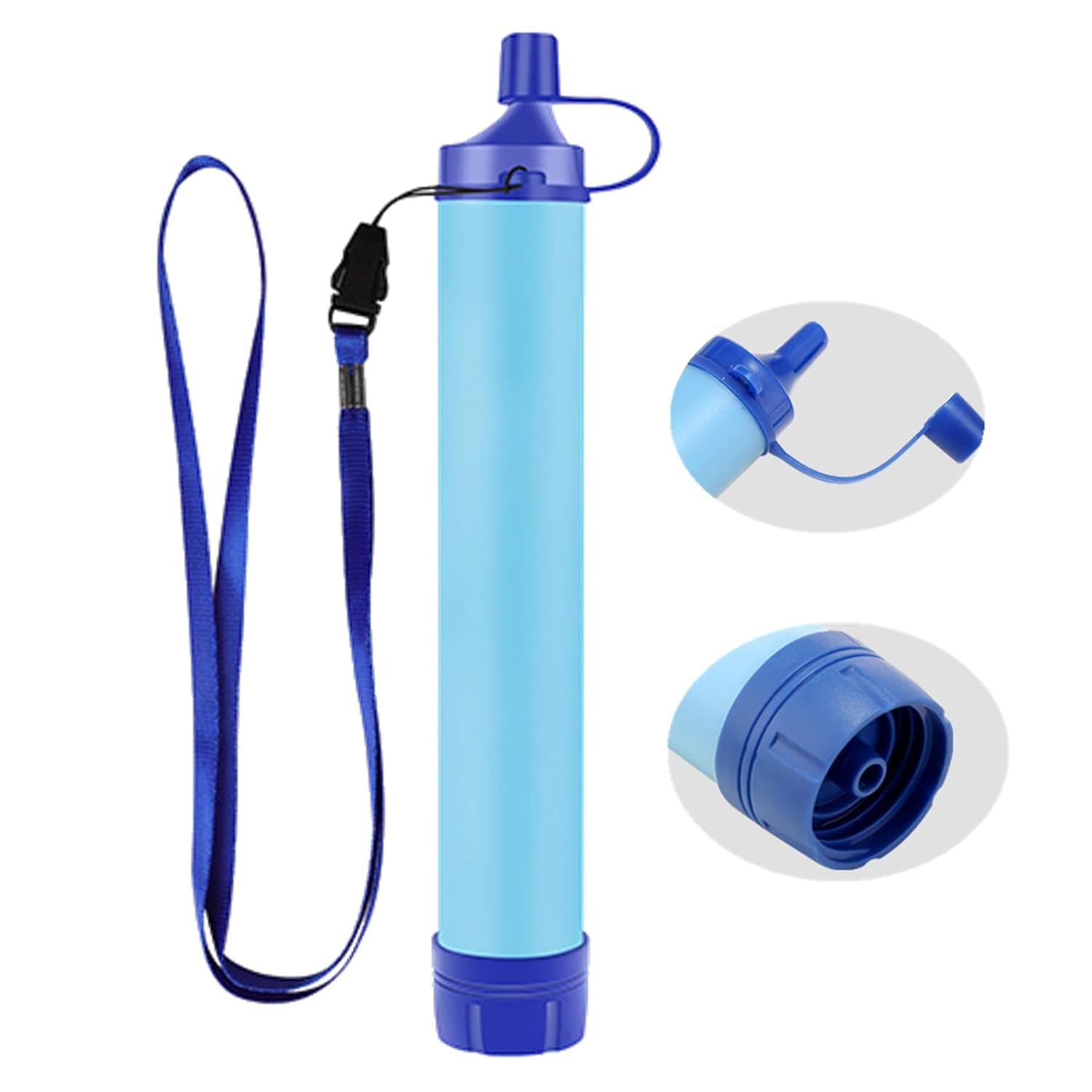 Personal Straw Water Filter, Emergency Preparedness Portable Water Filtration fo