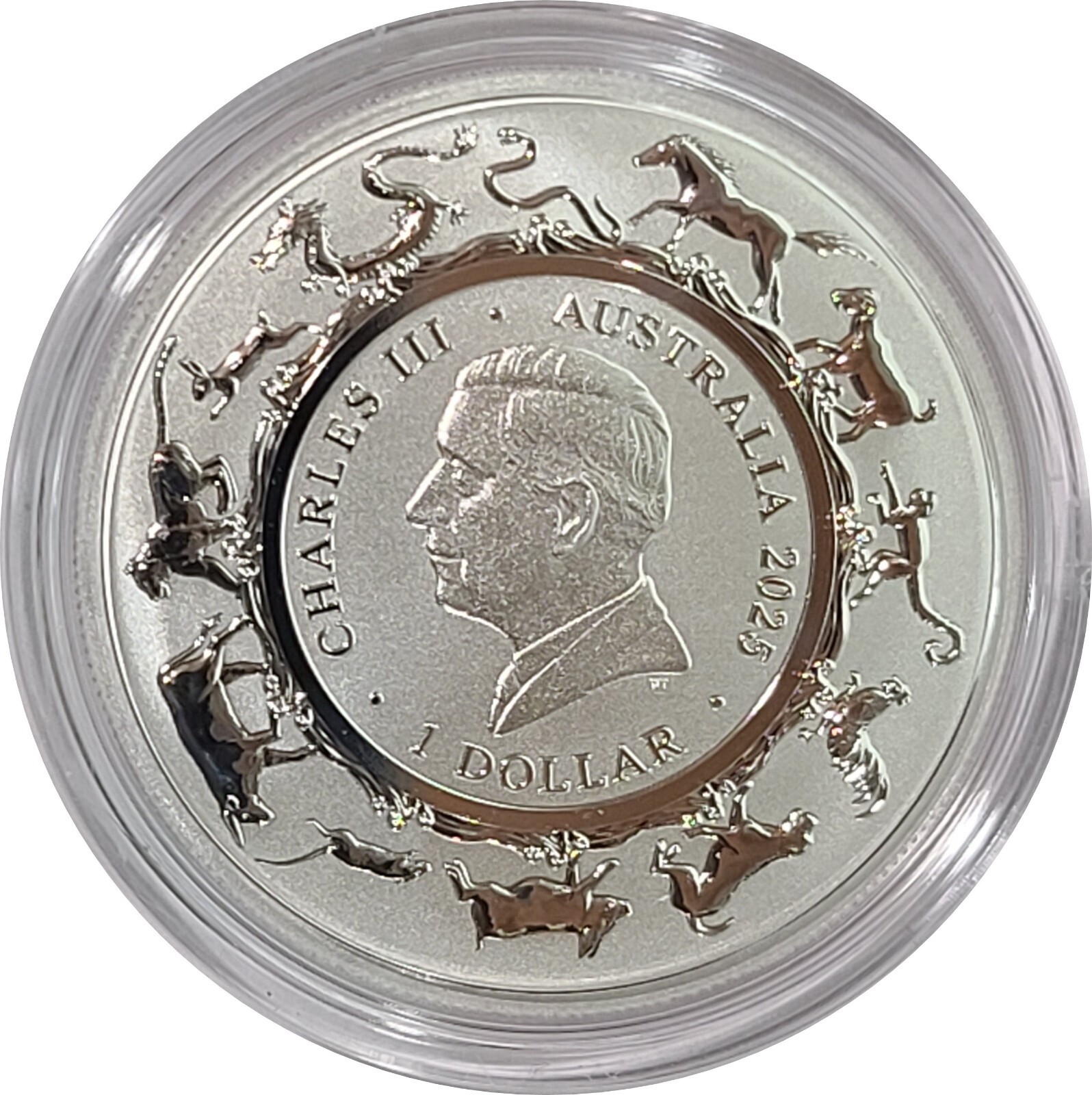 2025 Australia 1 oz Silver Lunar Year of the Snake BU
