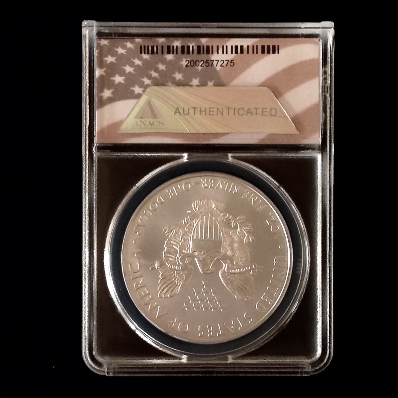 ANACS 1 Oz Silver 2011 Silver Eagle Initial Release Coin 1 Ounce MS70 cd