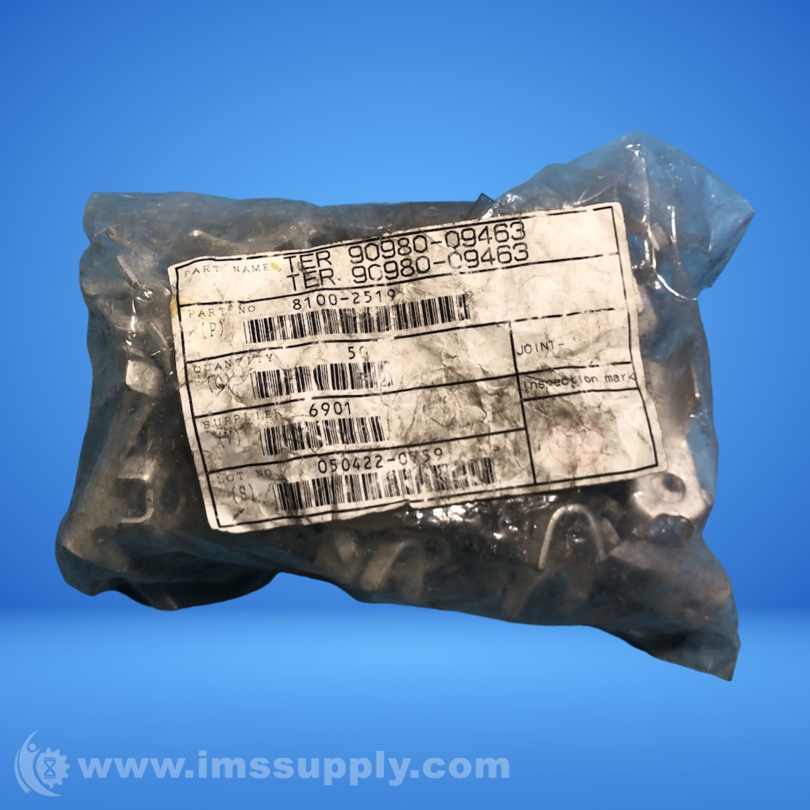 Sumitomo 8100-2519 Wiring Terminals 90980-09463 Bag of 50 FNOB