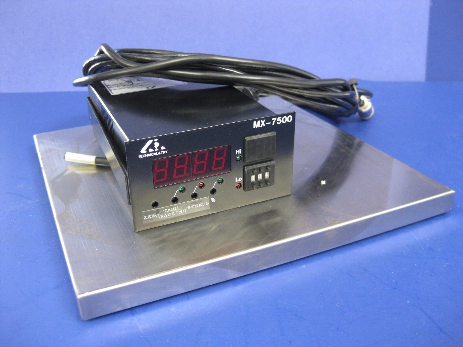 TECHNICAL & TRY MX 7500 Controller, MX-7512-030-D and Weight Sensor TTS-030-L260