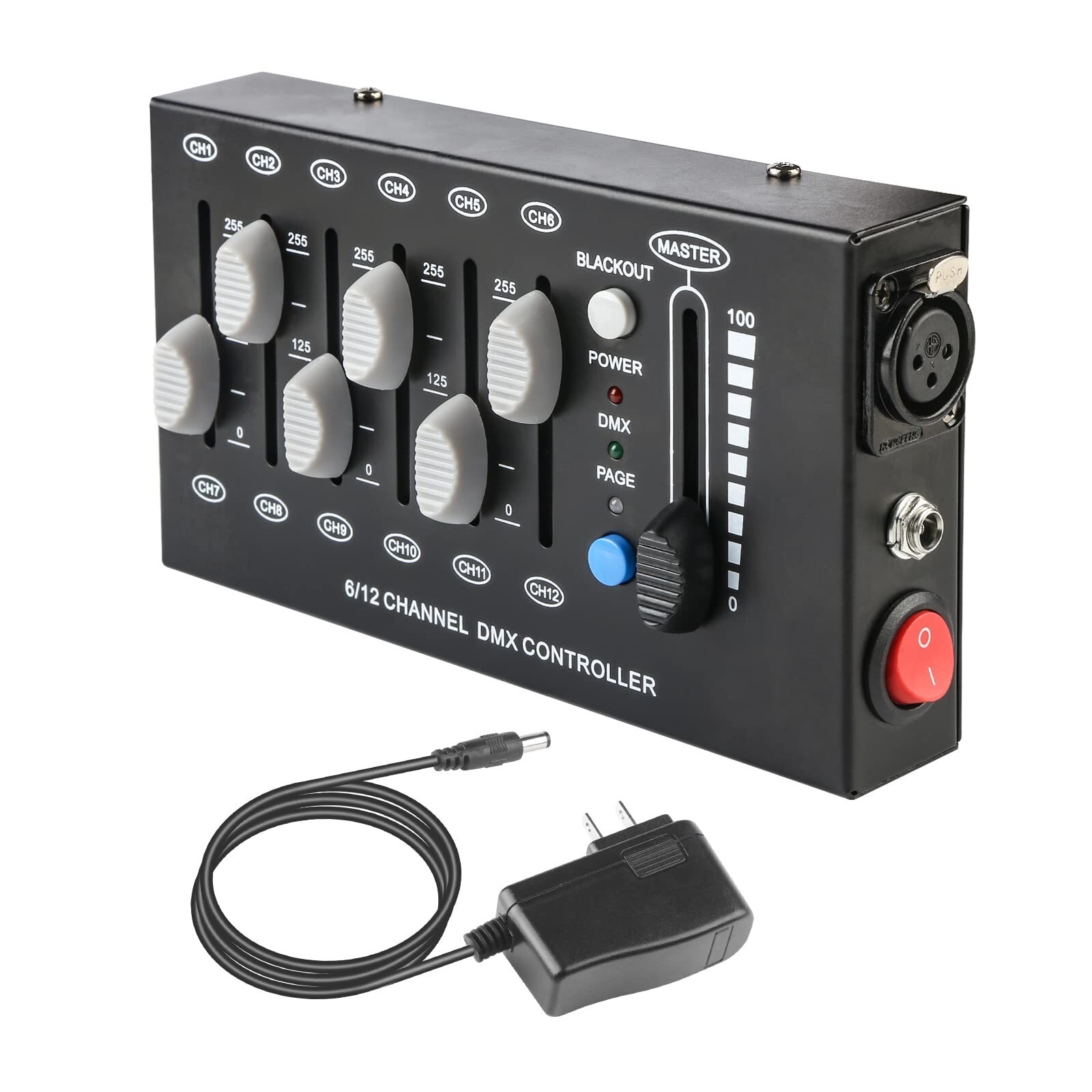 12 Channel DMX Dimmer Controller, Portable Design, Perfect Quality, Standard ...