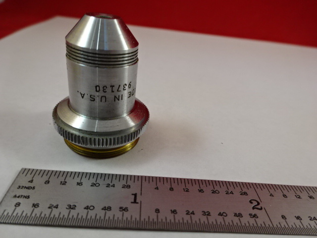 OBJECTIVE 10X SPENCER AO AMERICAN OPTICS MICROSCOPE PART AS PICTURED &J1-A-02