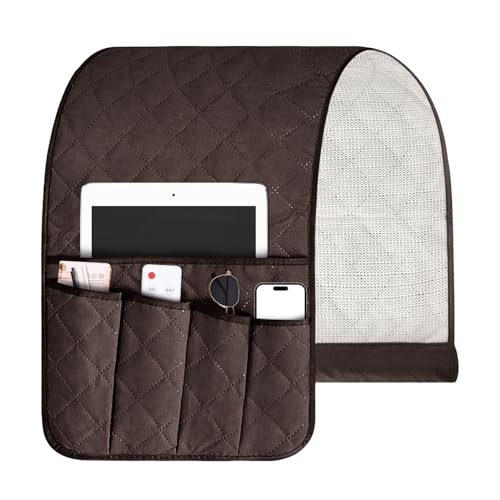Sofa Armrest Organize, 5 Pockets Armrest Chair Sofa Armchair Organizer Caddy