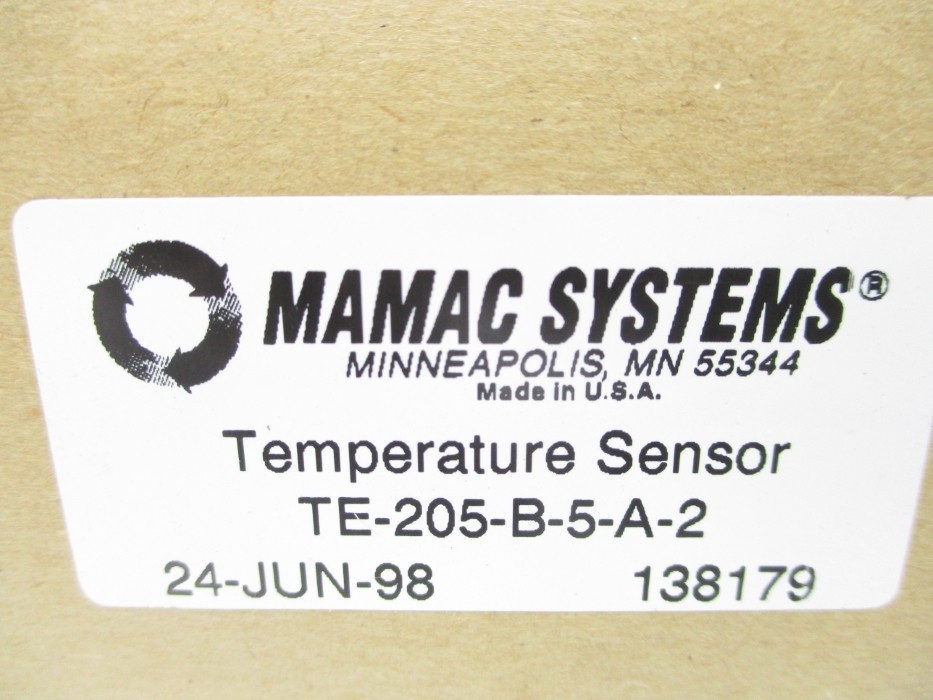 MAMAC SYSTEMS TE-205-B-5-A-2 NSMP