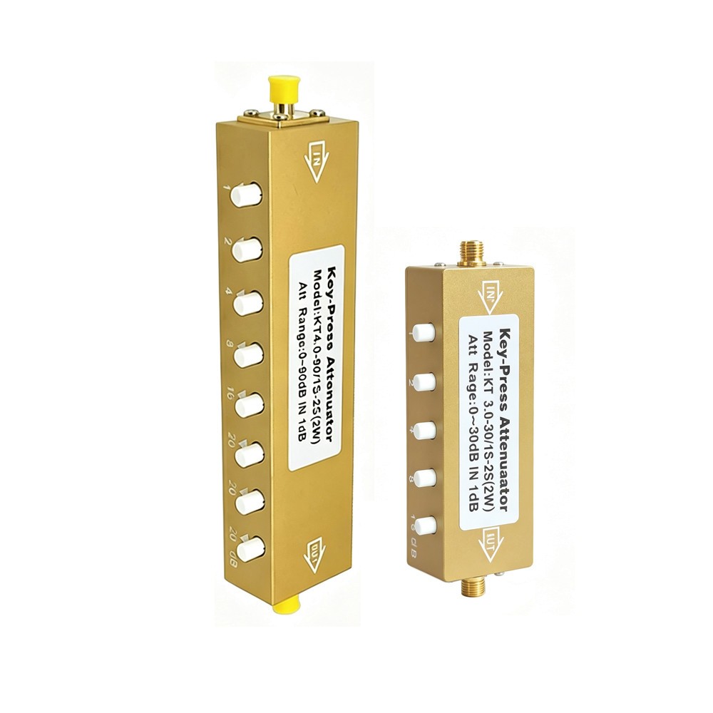 Step Attenuator SMA Female 50 Ohm DC-3GHz 0-30dB 0-60dB 0-90dB 2W 5W Adjustable