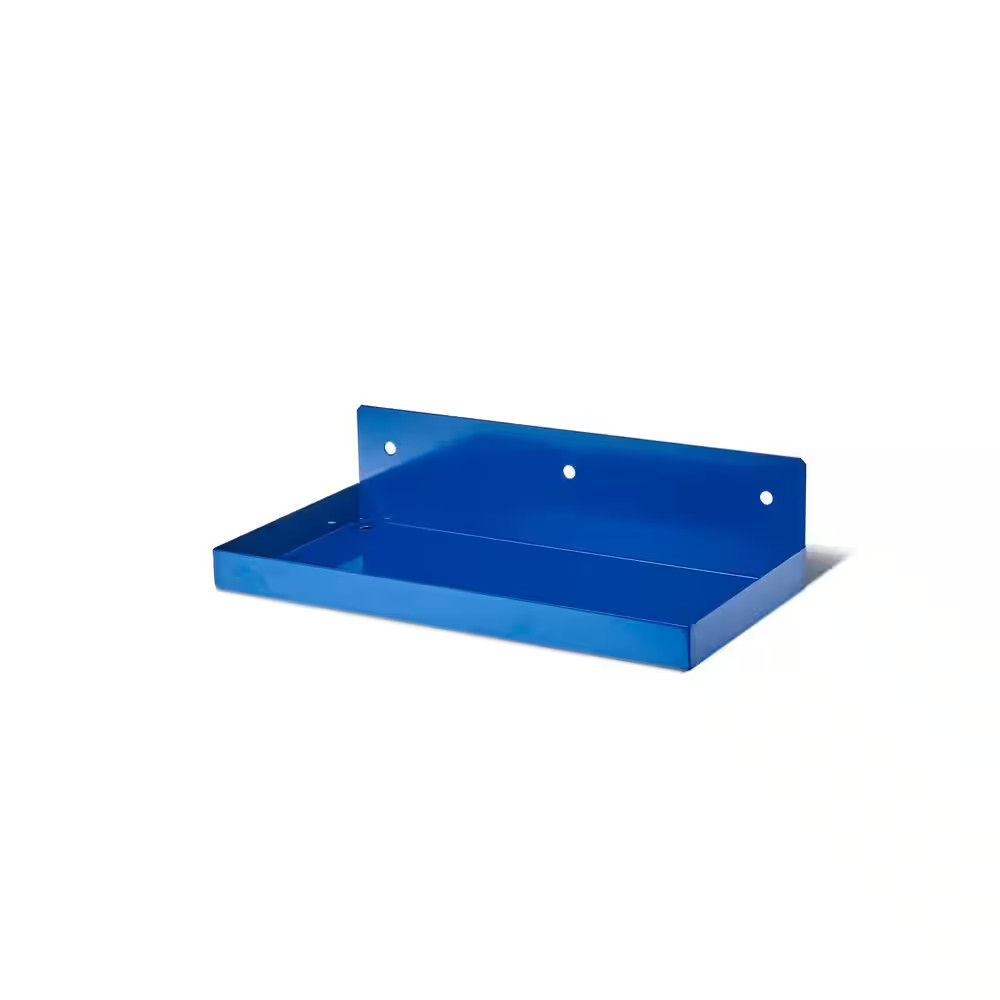 12 In. W X 6 In. D Blue Epoxy Coated Steel Shelf for Duraboard