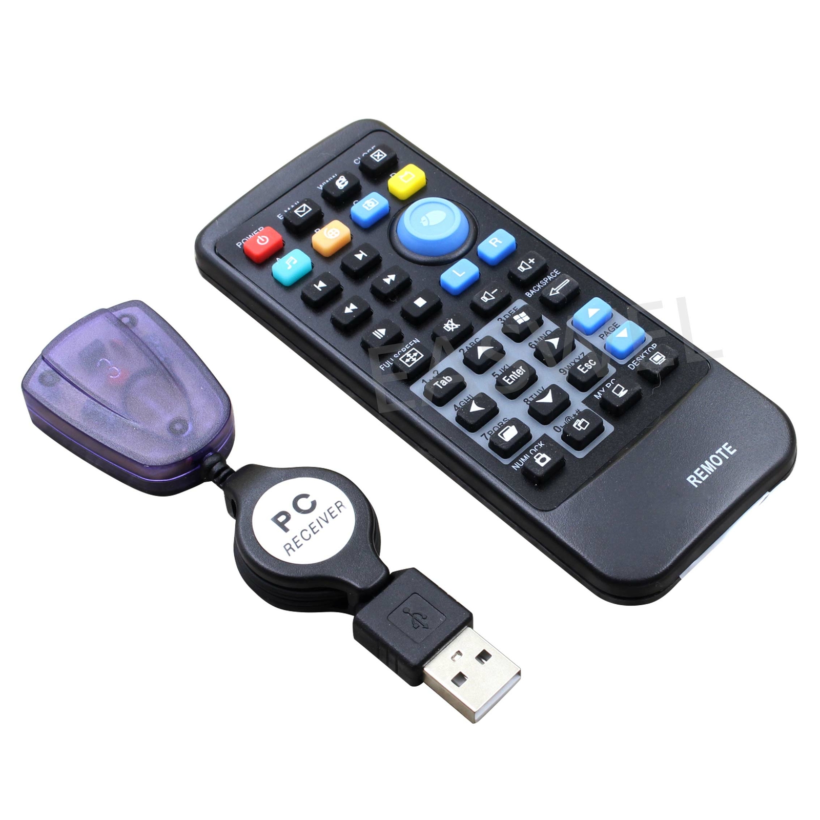 Wireless IR Remote Control Controller Receiver For Laptop Computer